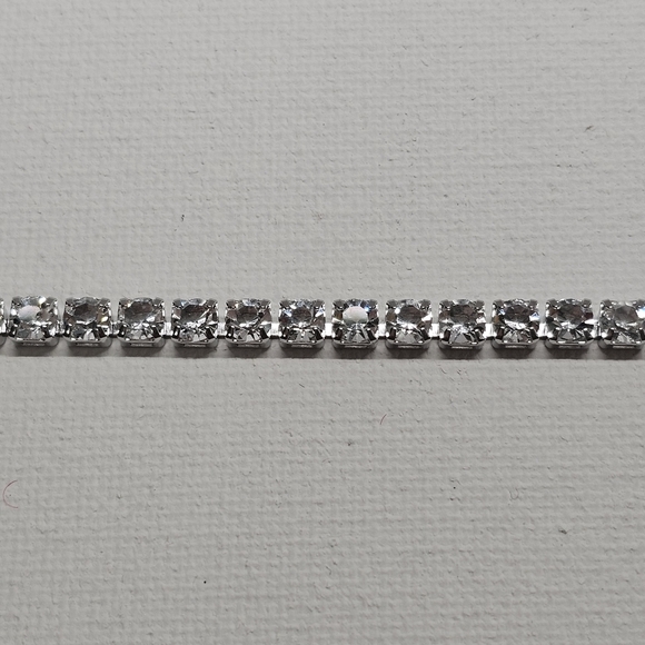 Tennis CZ Silver Fashion Bracelet - Picture 13 of 14